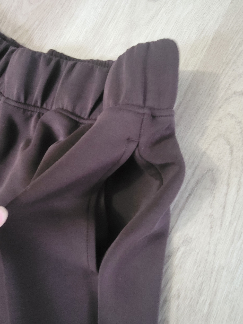Yogalicious Wash Softlite Elara Wide Leg Pants M Brown Cropped Culotte Yoga Soft - Picture 6 of 13